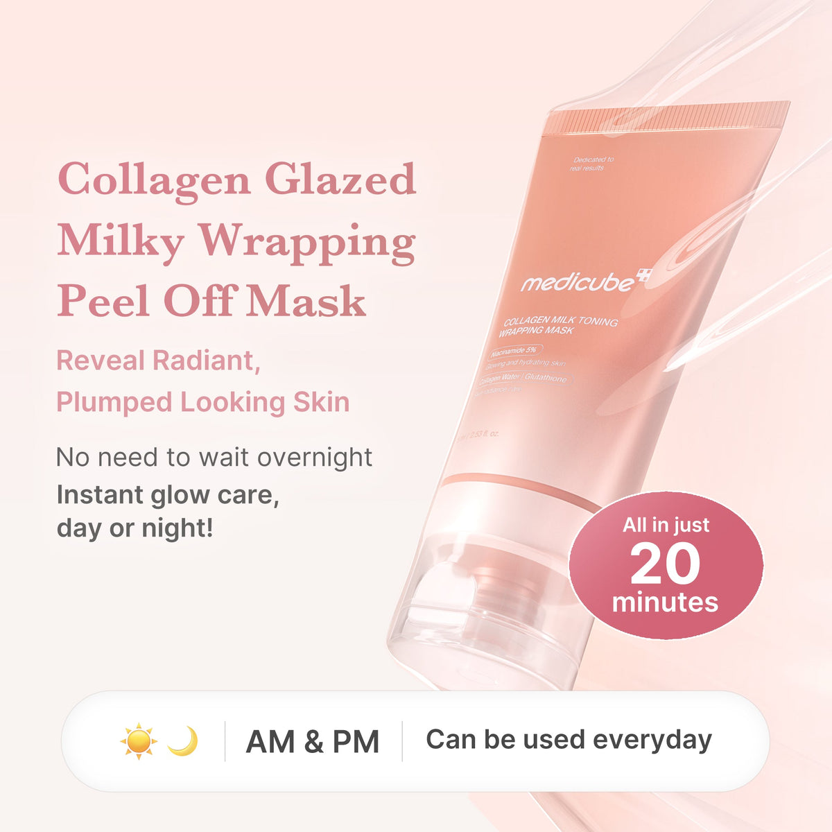 [Subscr.] Collagen Milky Glow Daytime Wrapping Mask