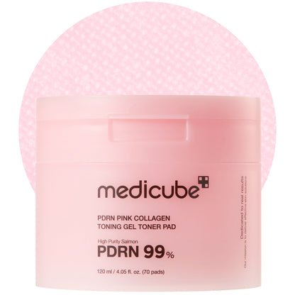 [Subscr.] PDRN Pink Collagen Gel Toner Pad