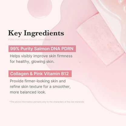 [Subscr.] PDRN Pink Vita Coating Sheet Mask
