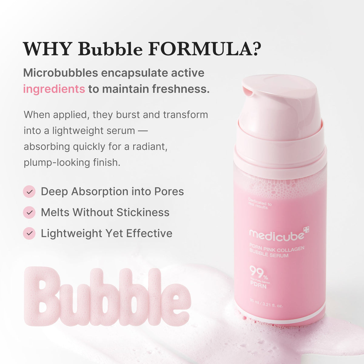 [Subscr.] PDRN Pink Collagen Bubble Serum