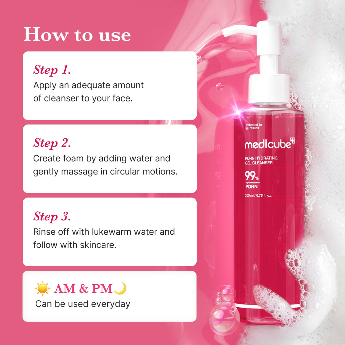 [Subscr.] PDRN Pink Gel Cleanser