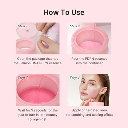 [Subscr.] PDRN Pink Collagen Gel Toner Pad